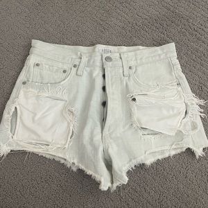 Agolde parker jean shorts